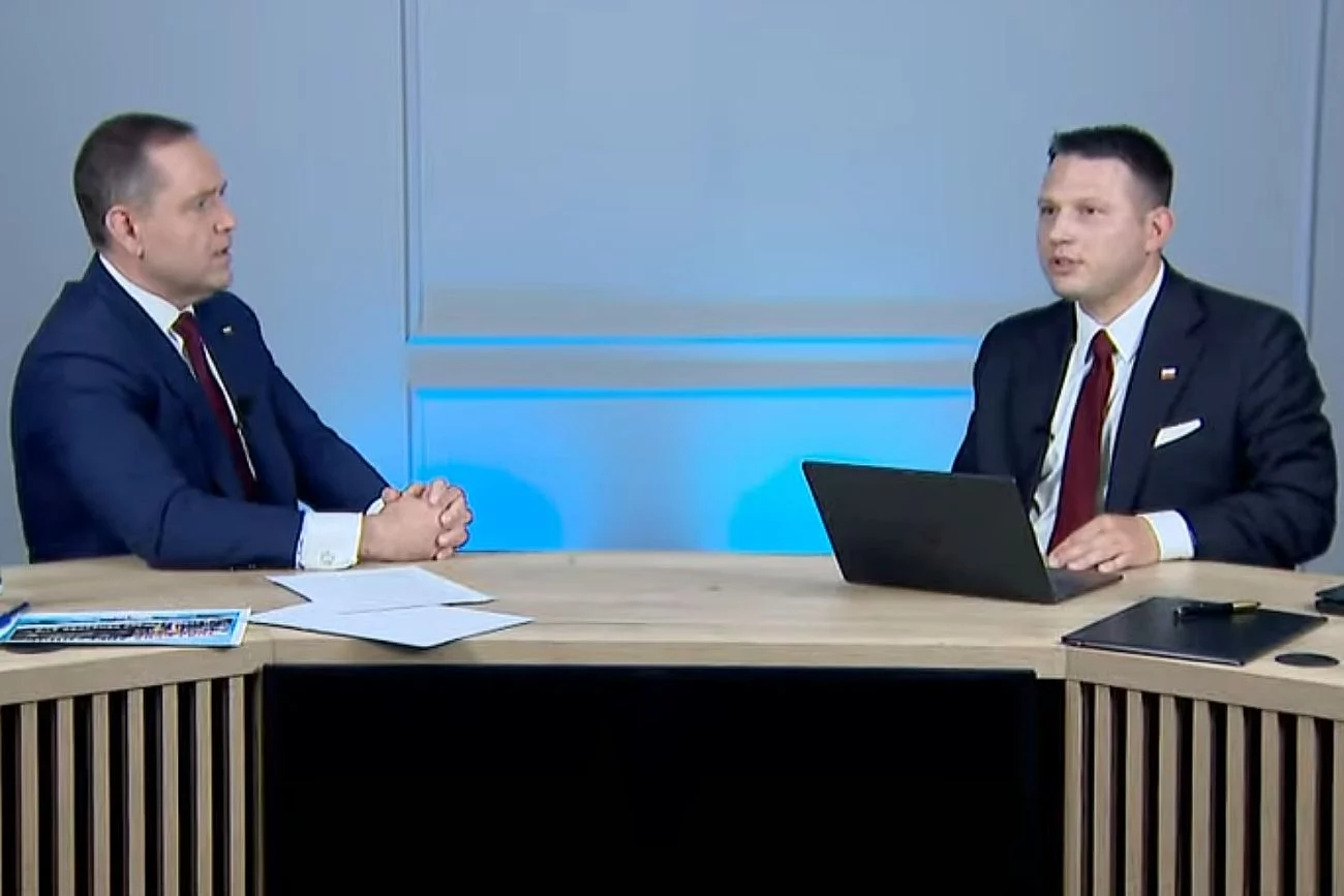 Sławomir Mentzen zaprosił Karola Nawrockiego na wywiad przed II turą wyborów