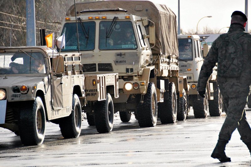 Amerykańska armia nie ma szczęścia do polskich dróg. Incydent goni incydent