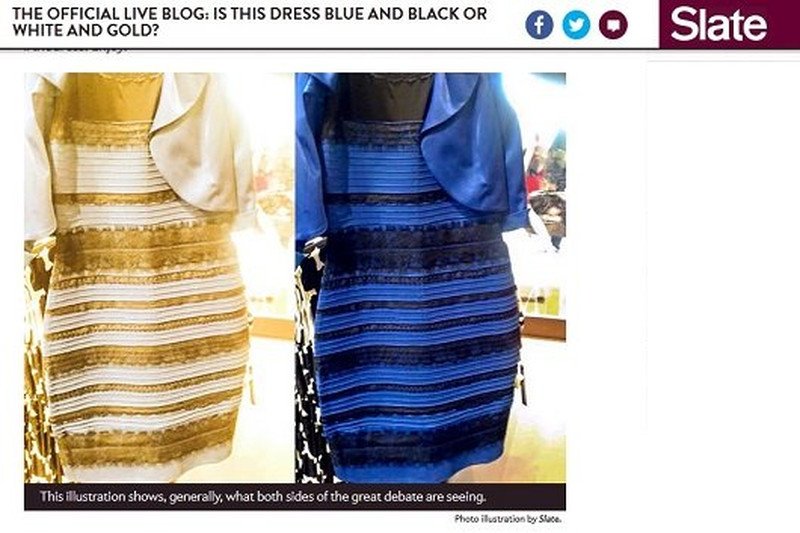 Zdaniem naukowców bliżsi prawdy są ci, którzy widzą sukienkę jako niebiesko-czarną.