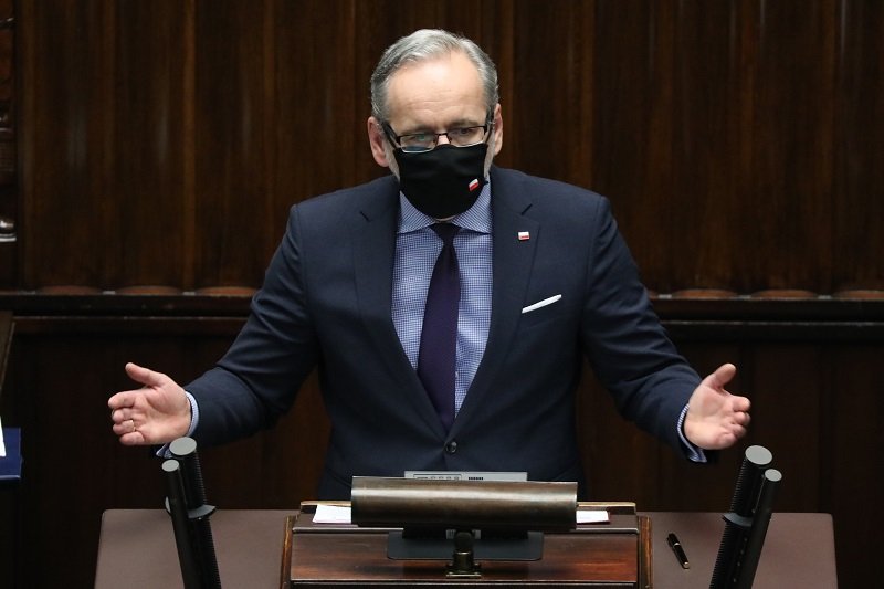 Adam Niedzielski przedstawił w Sejmie nowe informacje o epidemii covid-19.
