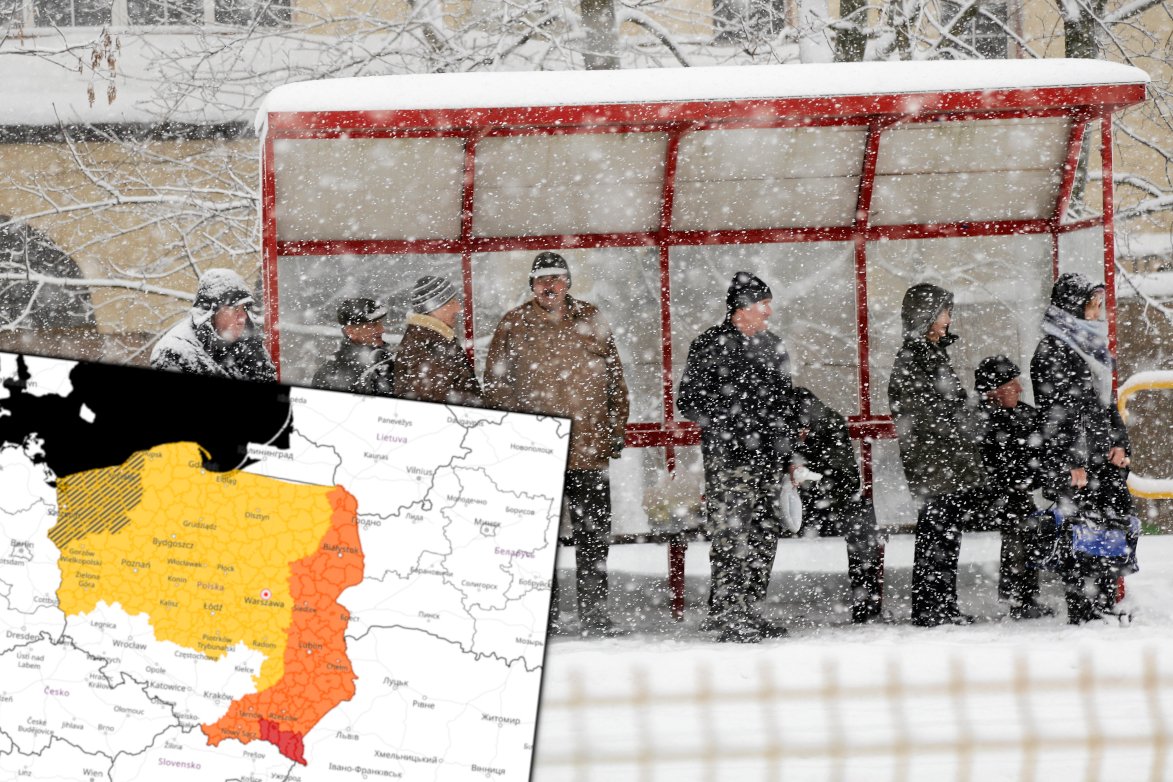 Czekają nas intensywne opady śniegu na wschodzie kraju