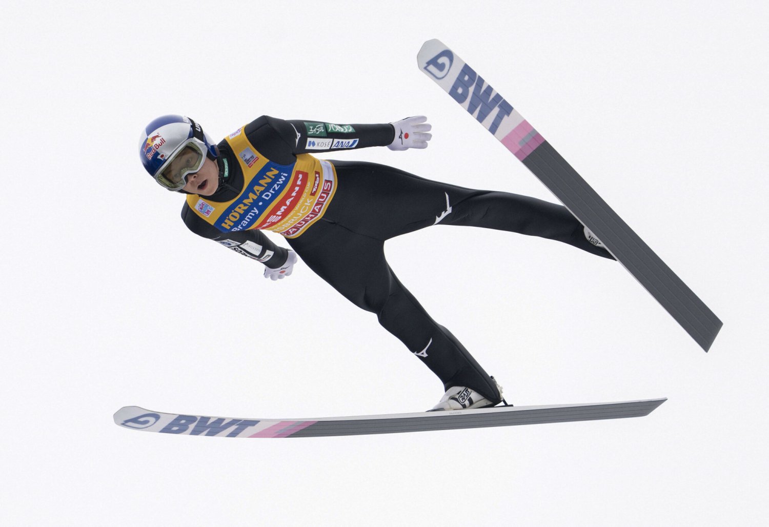 Japończyk Ryōyū Kobayashi na razie nie ma sobie równych w 70. Turnieju Czterech Skoczni