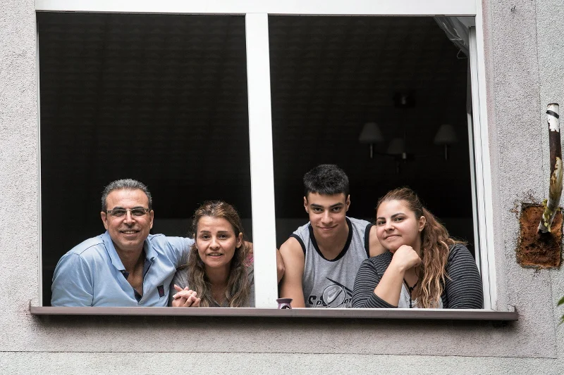 To jedna z rodzin syryjskich uchodźców, która postanowiła wyjechać z Tarnowa i wróciła do Syrii.