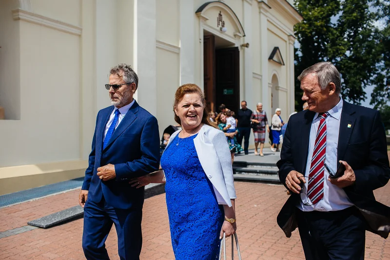 Renata Beger i Władysław Serafin byli jednymi z głównych gości 20. rocznicy blokad rolniczych, które świętowano w Borkach-Kosach.