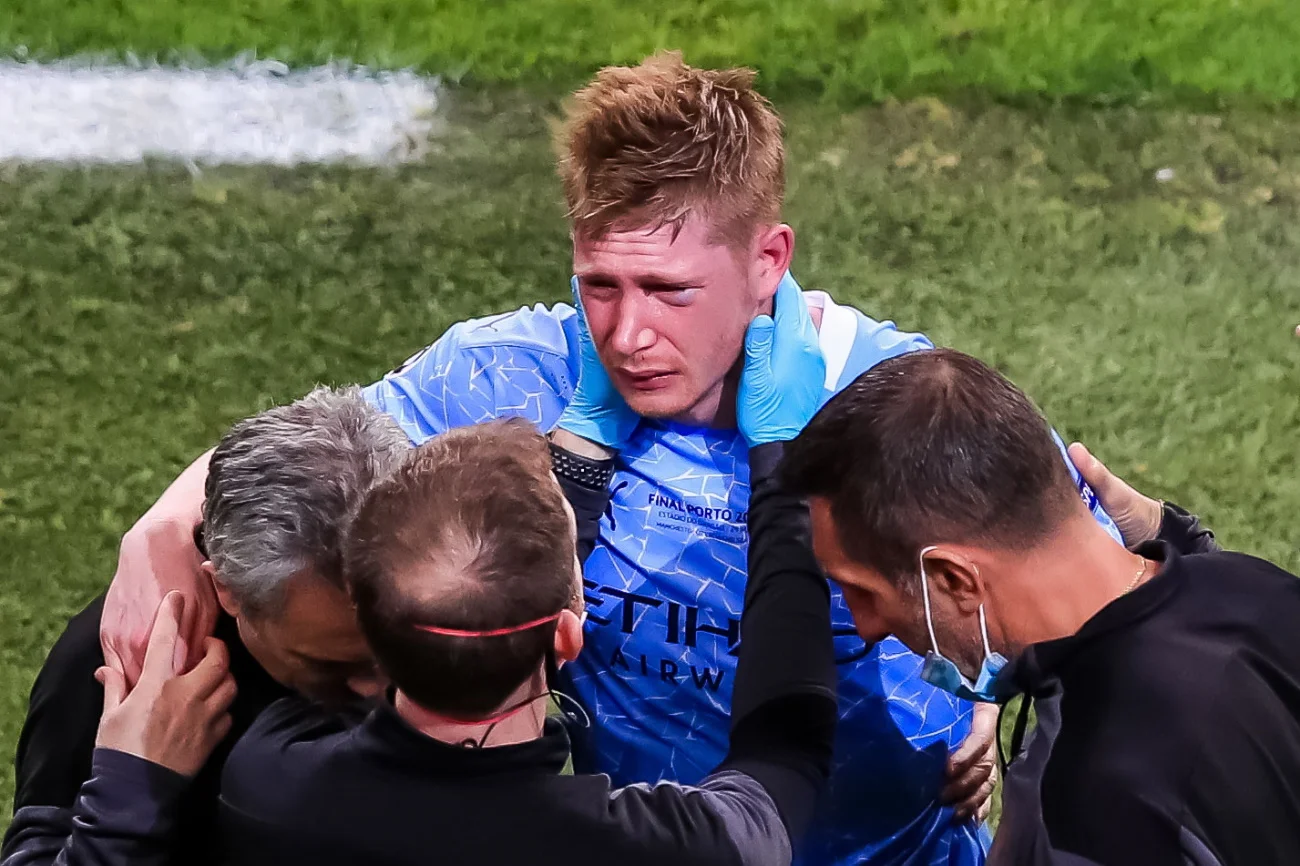 Kevin De Bruyne występ w finale Ligi Mistrzów skończył z poważną kontuzją, może nie zagrać w Euro 2020.