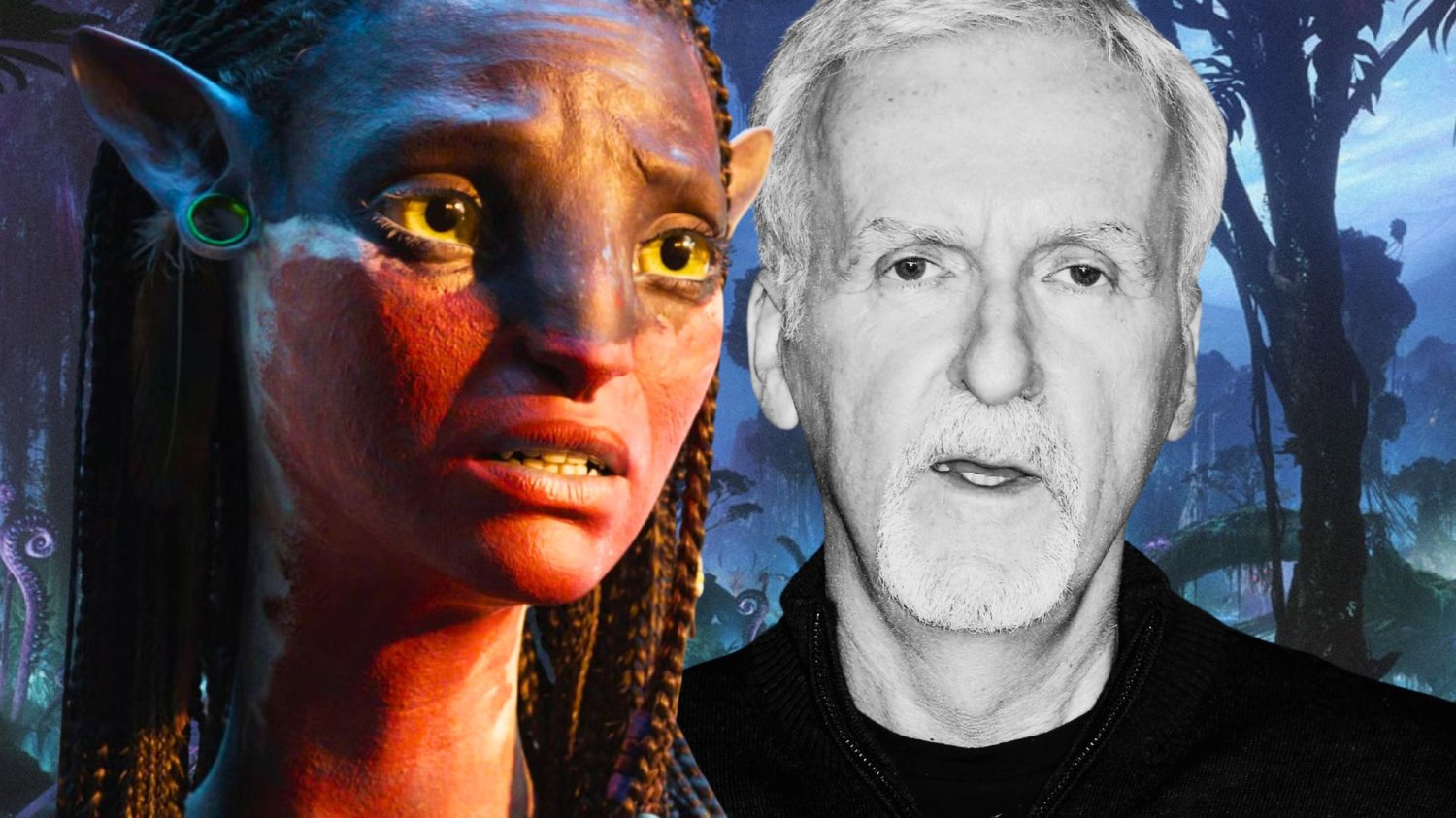 James Cameron pozwany James Cameron i Neytiri z "Avatara"