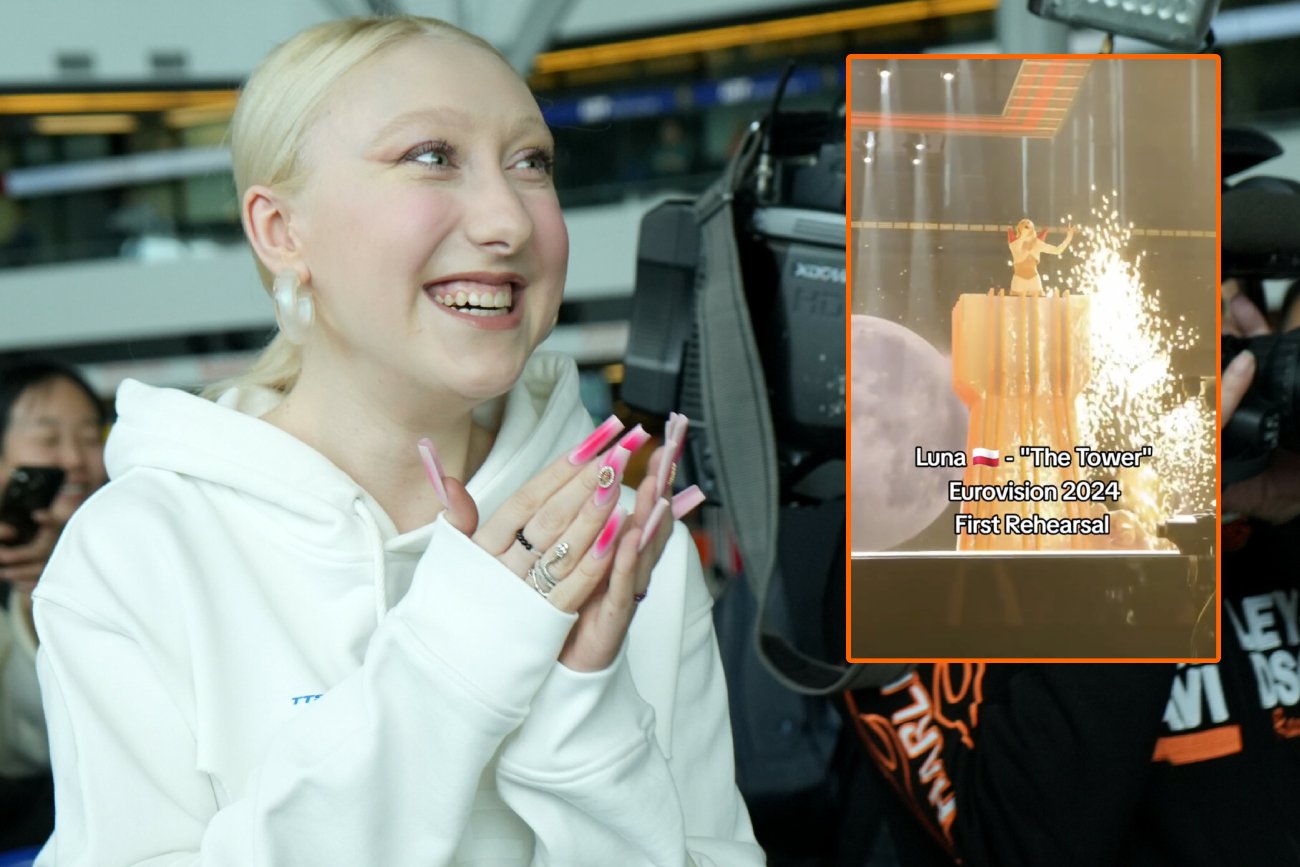 Tak wygląda występ Luny na Eurowizji. Nagranie z próby jest viralem w sieci