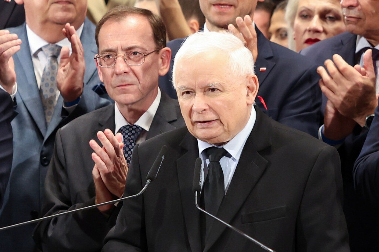 Jarosław Kaczyński i Mariusz Kamiński.