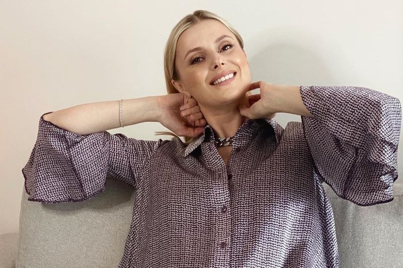 Halina Mlynkova chwali się ciążowym brzuszkiem. Internauci są oczarowani