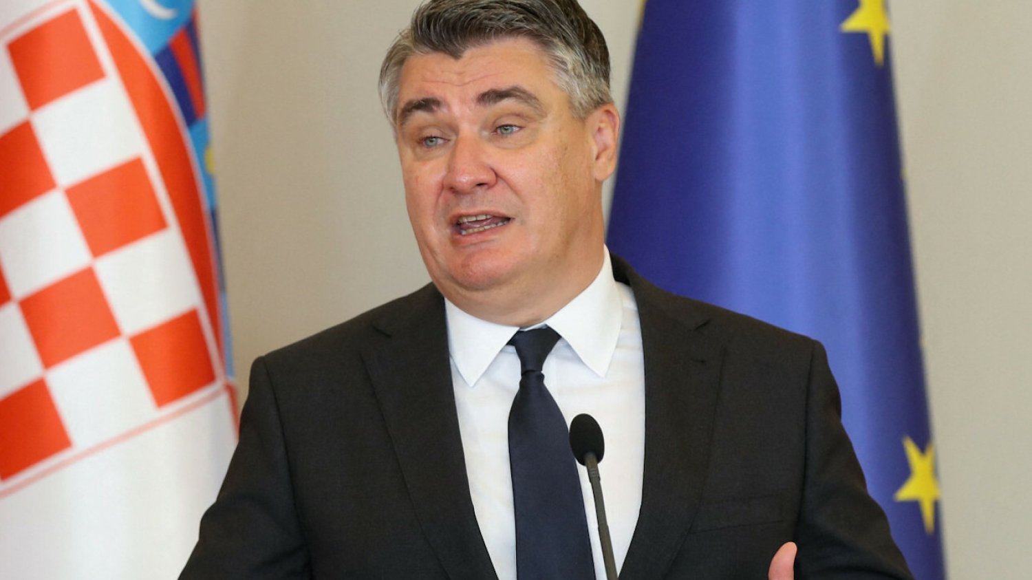Zoran Milanović nie po raz pierwszy skrytykował Zachód ws. pomocy Ukrainie.