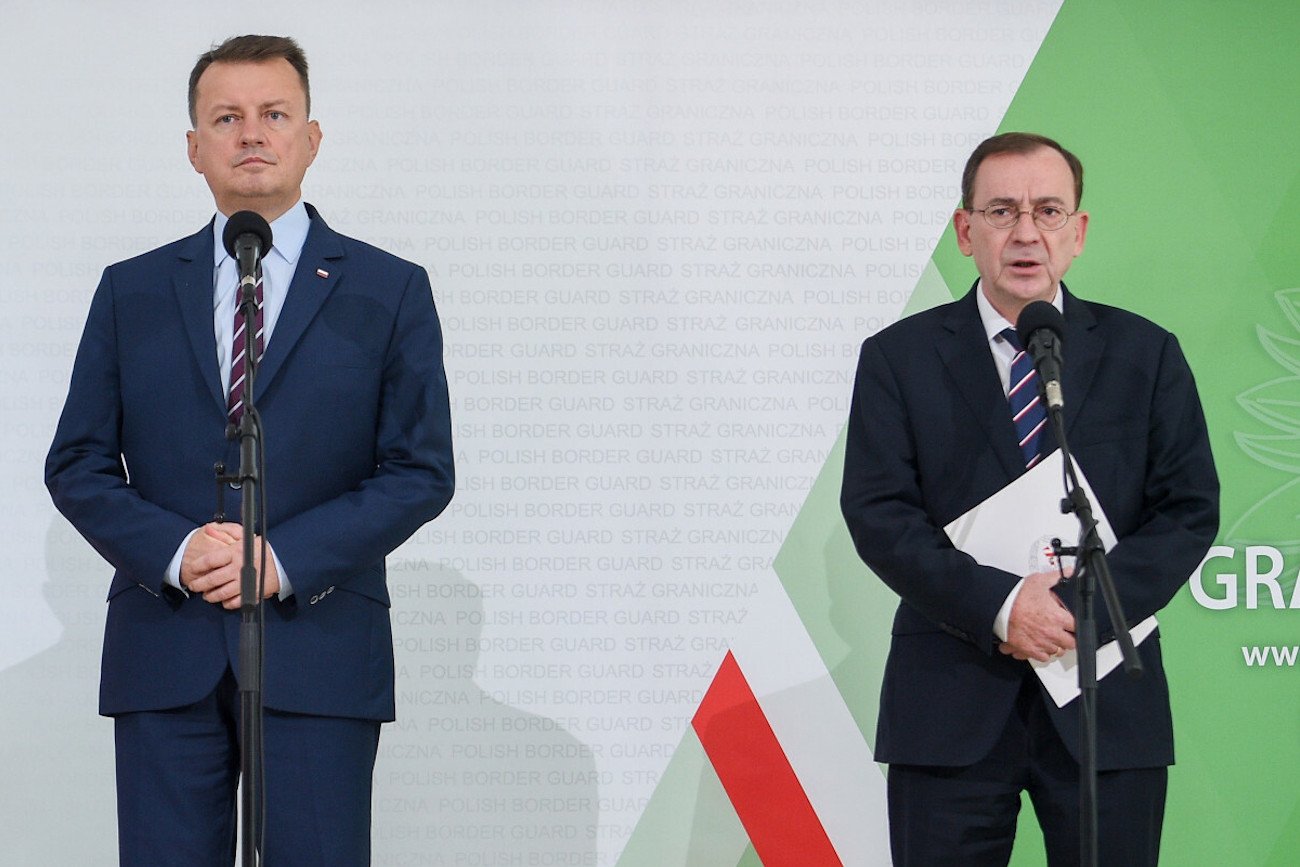 Politycy PiS uważają, że pracownicy TVP przekłamali przekaz płynący z konferencji Mariusza Błaszczaka i Mariusza Kamińskiego.