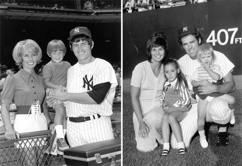 Po lewej państwo Petersonowie z synem, po prawej – Kekichowie z córkami.