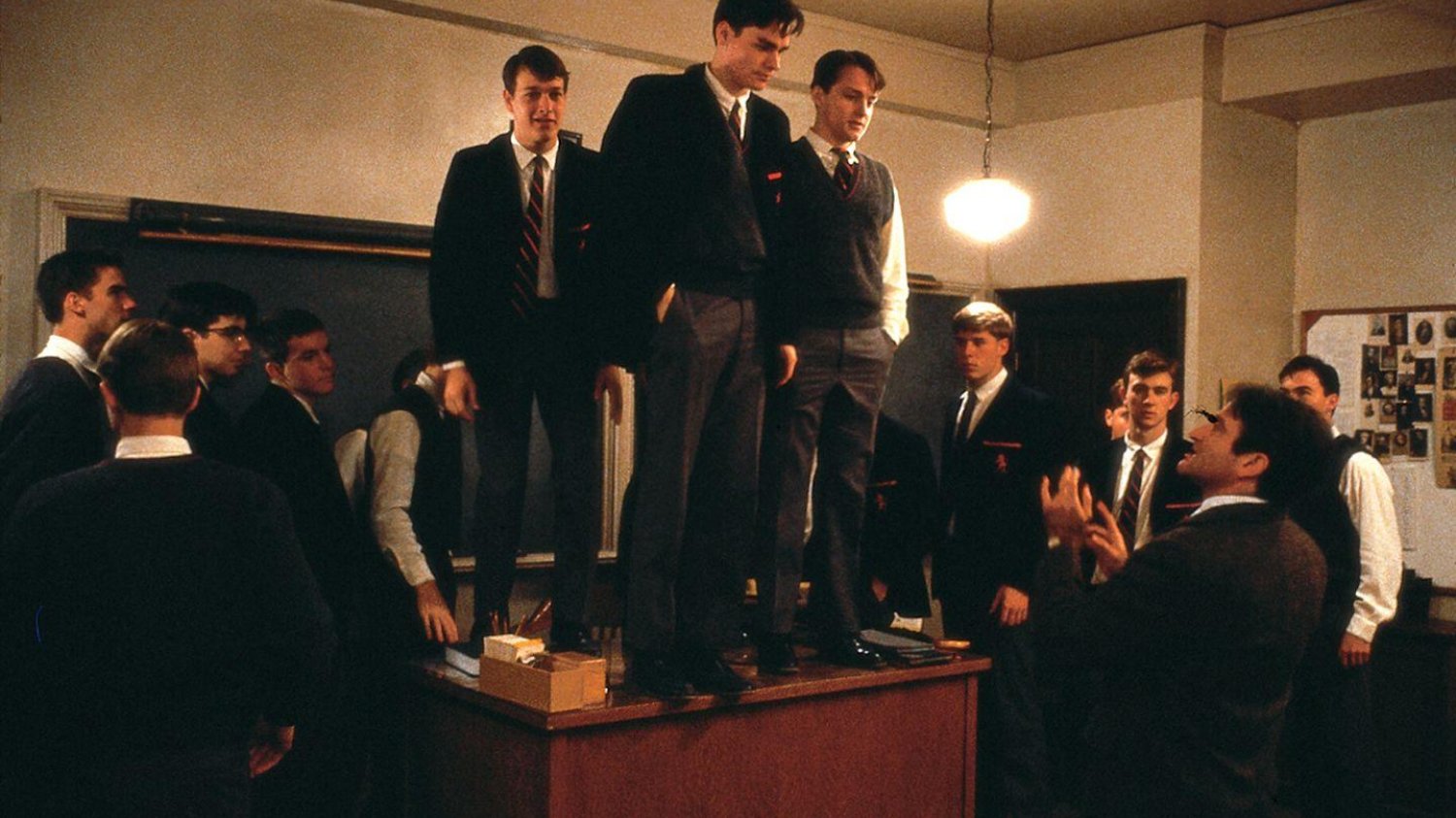 dark academia Stowarzyszenie Umarłych Poetów, Robin Williams