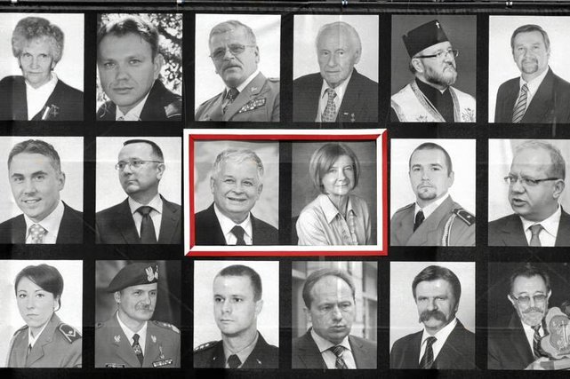 Zdjęcia ofiar katastrofy smoleńskiej.