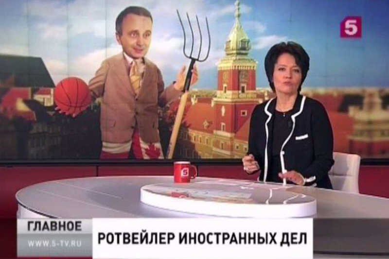 Grzegorz Schetyna został bohaterem 10-minutowego reportażu rosyjskiej stacji telewizyjnej