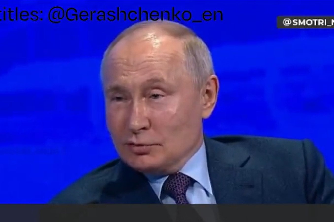 Władimir Putin na nowym nagraniu