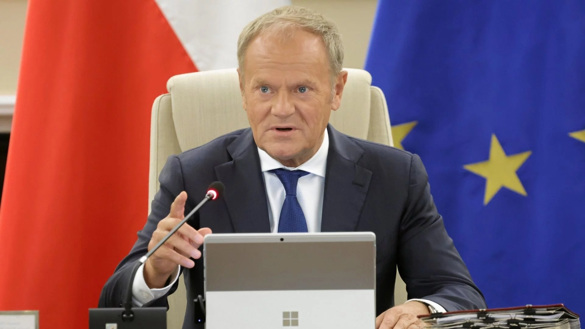 Tusk alarmuje. Doszło do prowokacji w pobliżu szczecińskiego portu. Donald Tusk.