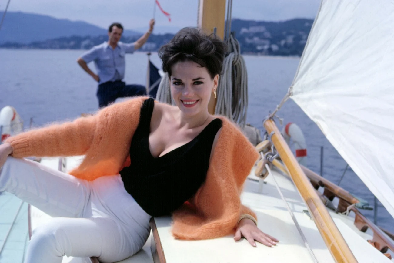 Natalie Wood na jachcie.
