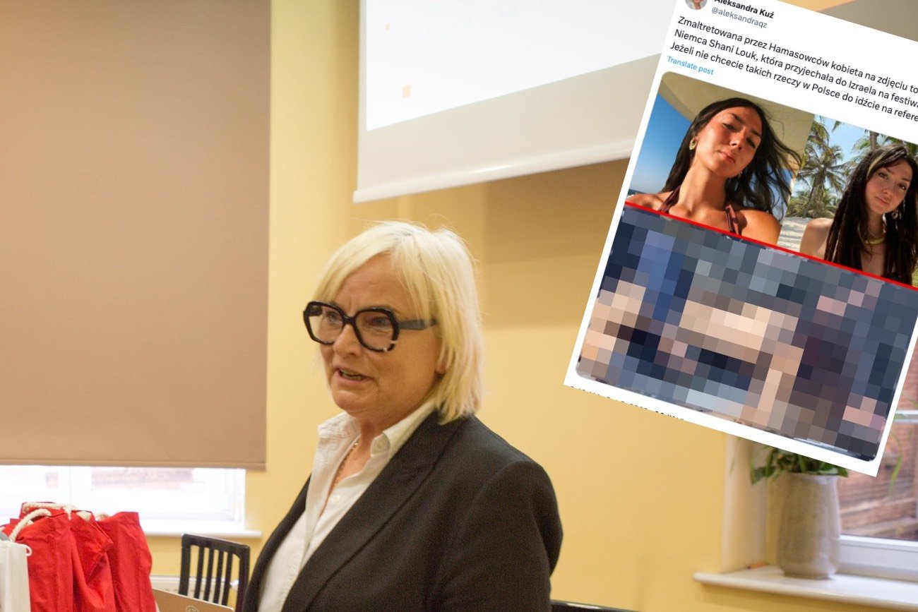 Kandydatka PiS Aleksandra Kuź wykorzystuje drastyczne zdjęcia z Izraela do nagonki na migrantów