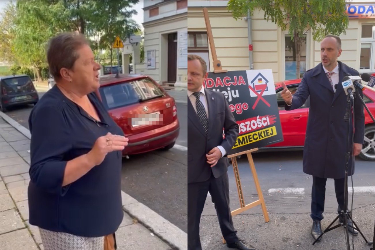 Przedstawicielka mniejszości niemieckiej weszła w dyskusję z Januszem Kowalskim