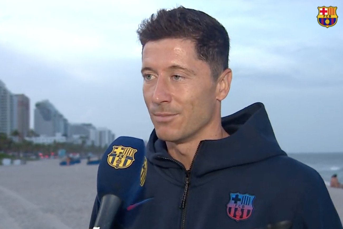 Robert Lewandowski udzielił już pierwszego wywiadu dla klubowych mediów FC Barcelony.