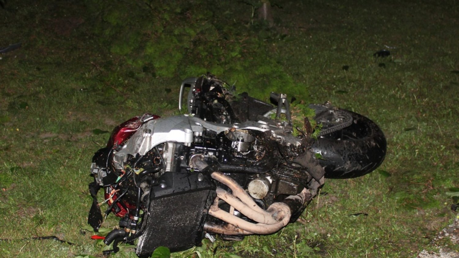 42-latek zginął w Kruszynku. Jechał motocyklem.