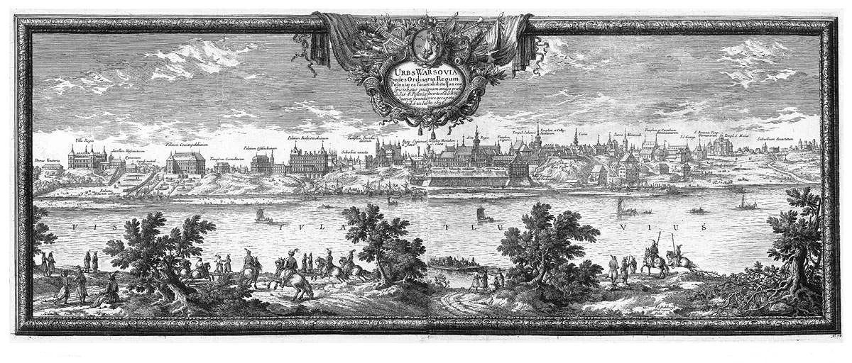 Erik Dahlbergh, Warszawa w 1656 roku.
