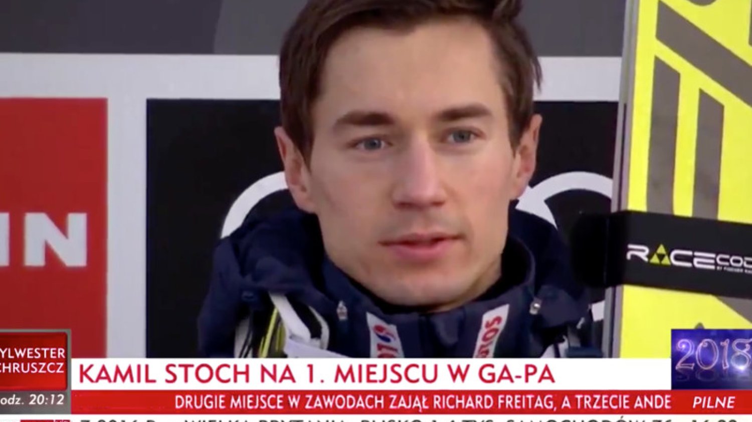 Stoch był tak zamyślony, że może nawet nie zauważył wtopy organizatorów.