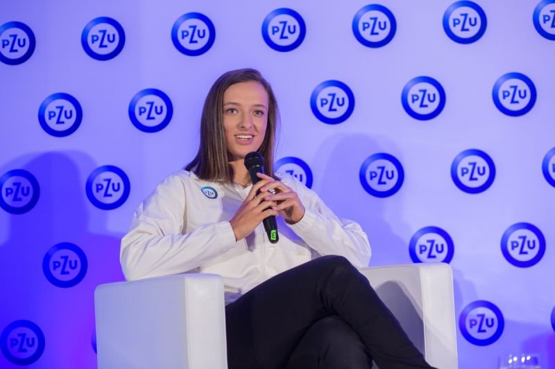 Iga Świątek spotkała się z dziennikarzami podczas konferencji prasowej