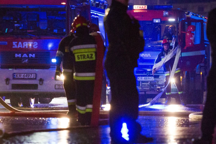 Płonie centrum handlowe w Żarach w Lubuskiem. (zdjęcie poglądowe)