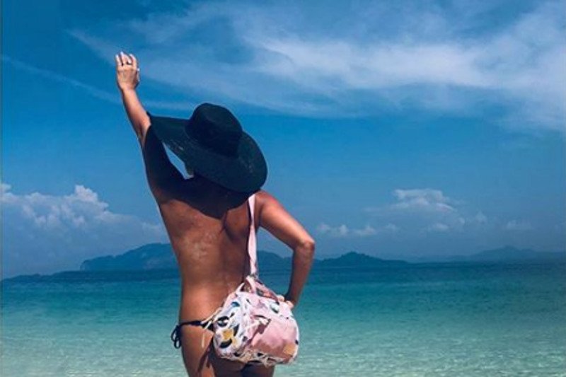 Anna Mucha zamieściła kolejne półnagie zdjęcie z wakacji.