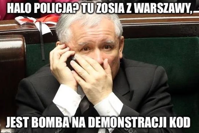 Memy po demonstracjach KOD-u podbijają internet.