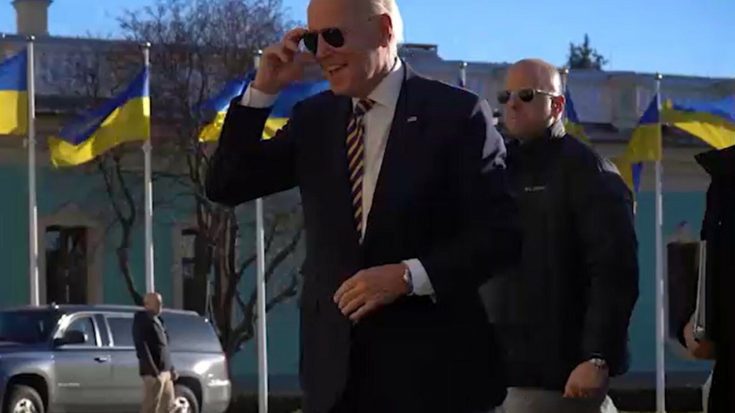 Joe Biden wyjechał już z Kijowa. Kolejny przystanek podróży: Polska Joe Biden wyjechał już z Kijowa. Kolejny przystanek podróży: Polska