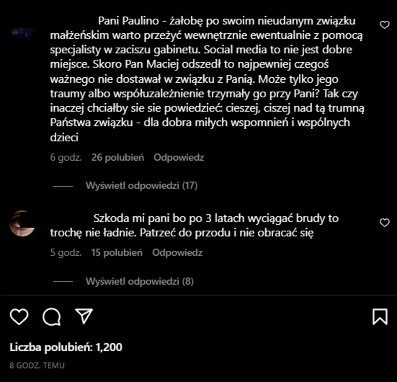 Paulina Smaszcz zlinczowana pod nowym wpisem. "Fałsz aż bije po oczach"