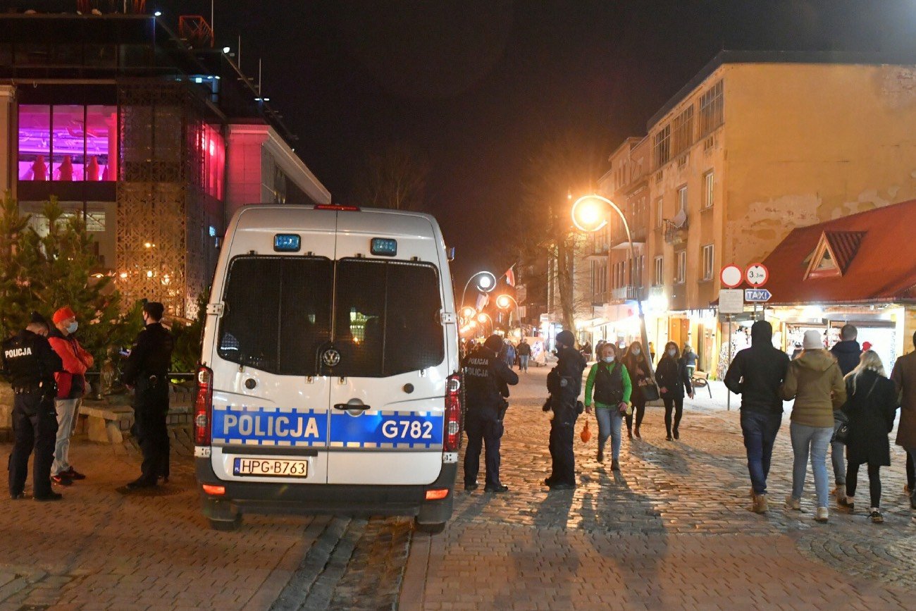 Policja na Krupówkach