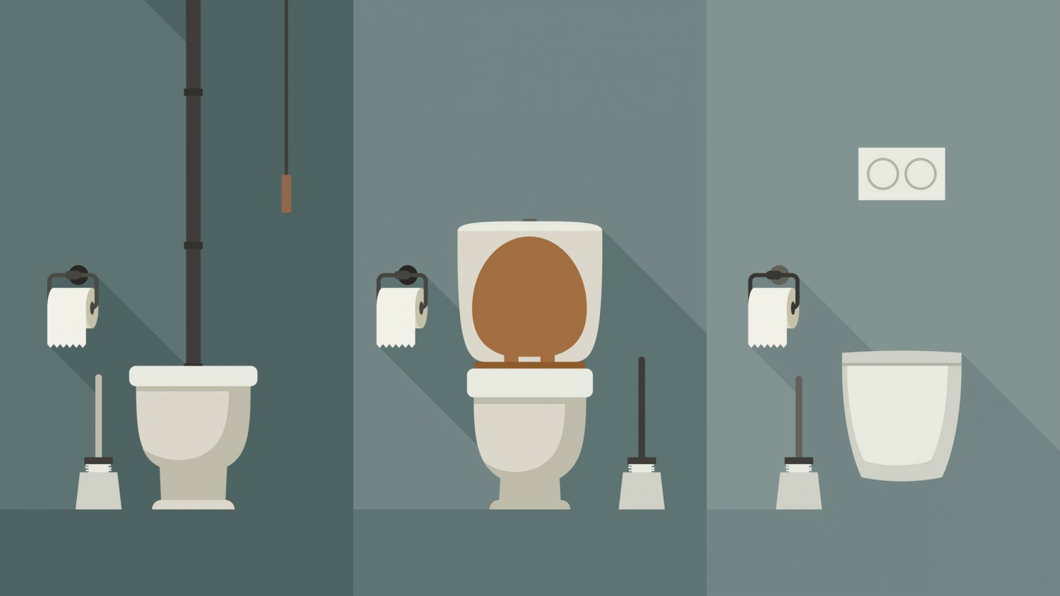 Toalety do wyboru, do koloru