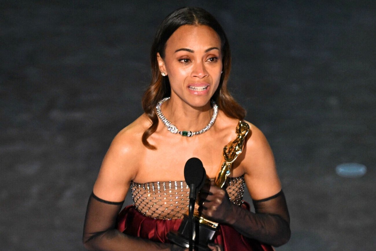 Gwiazda "Emilii Pérez" przeprasza "urażonych". Słowa laureatki Oscara wywołały burzę Oscary 2025.Zoe Saldana przeprasza widzów "urażonych" filmem "Emilia Perez"