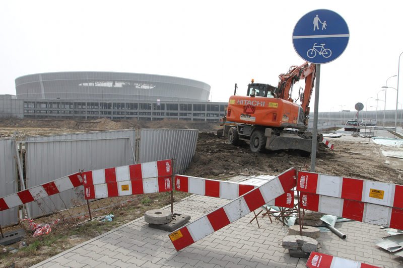 Okolice wrocławskiego stadionu