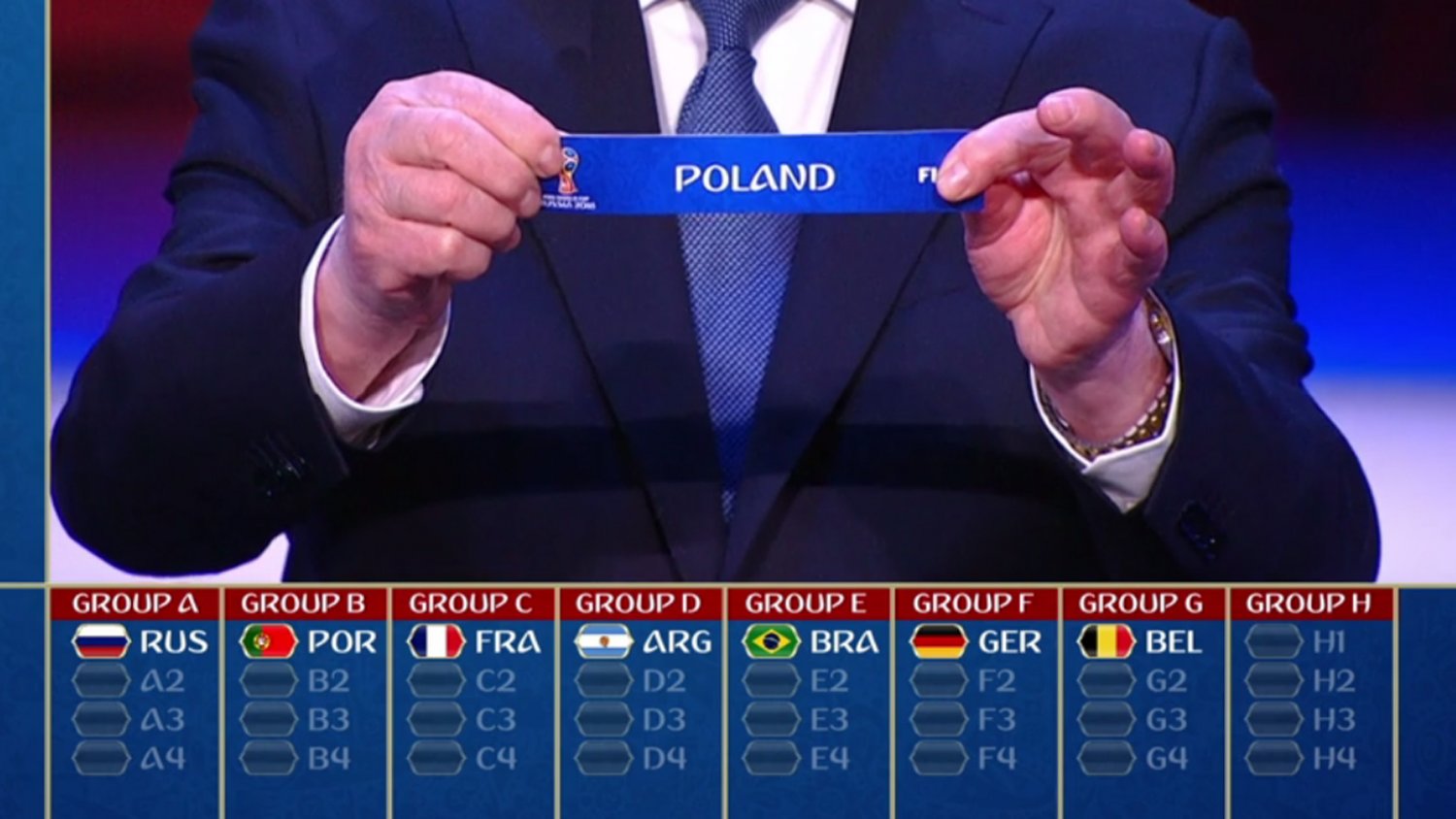 Z kim zagra Polska na mistrzostwach świata w piłce nożnej? W Moskwie rozlosowano grupy mundialu.