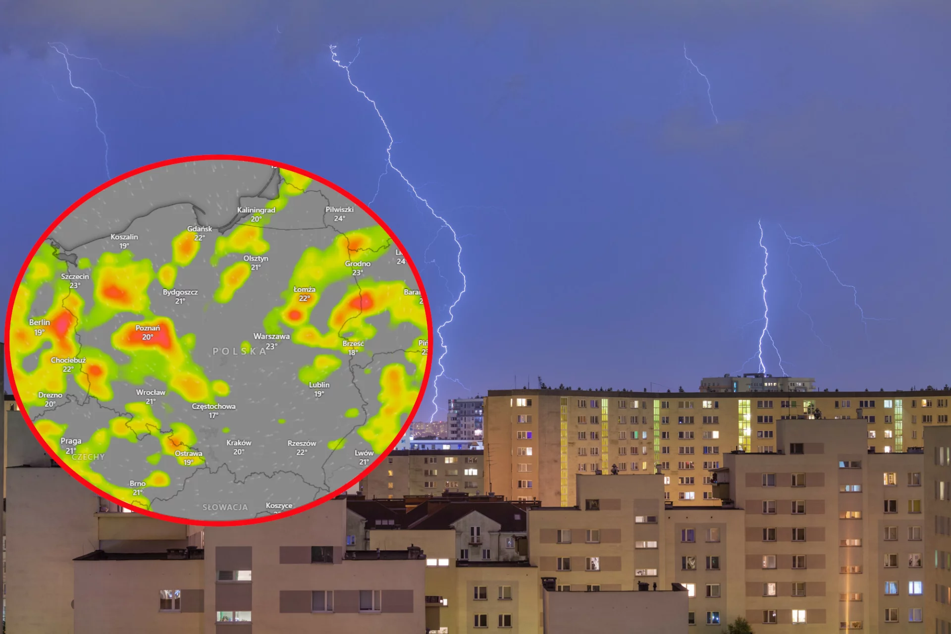 Uważajcie na burze i ulewy!