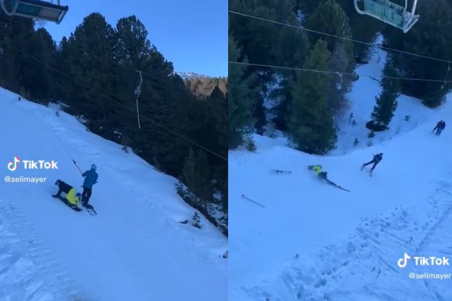 Do niebezpiecznego zdarzenia doszło na stoku w Austrii.