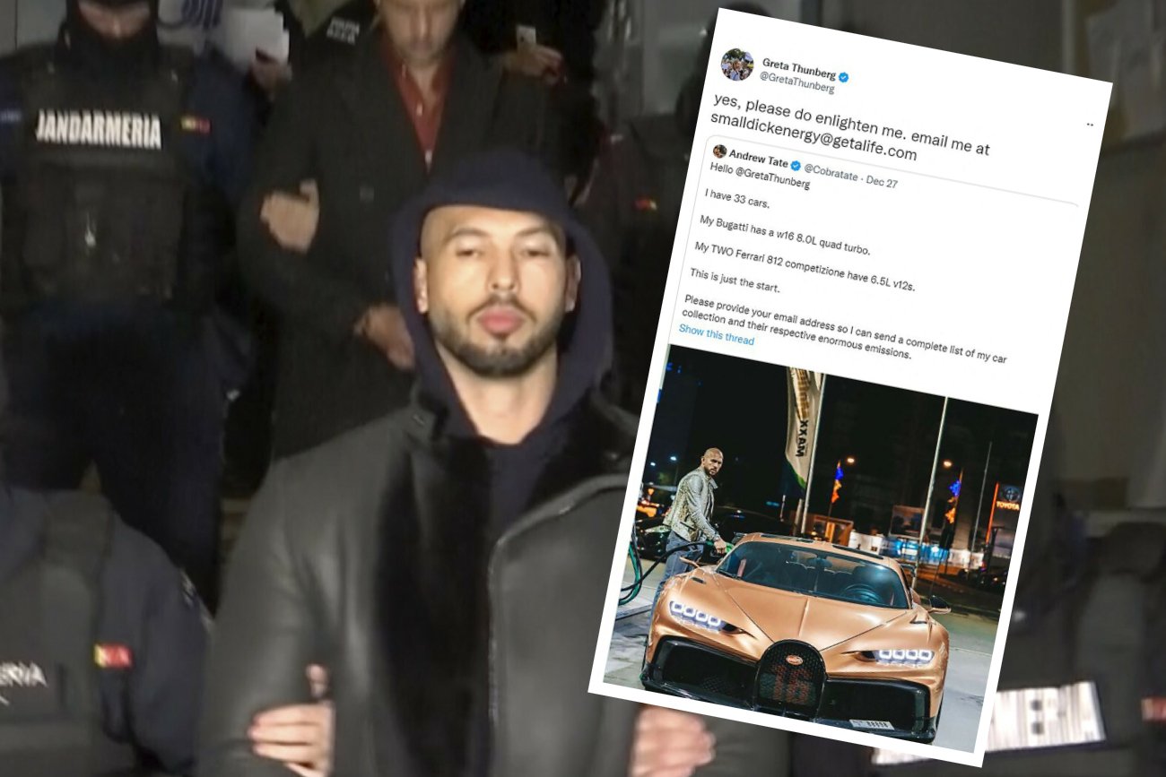 Samochody Andrew Tate'a skonfiskowane. Policja zajęła 11 luksusowych aut