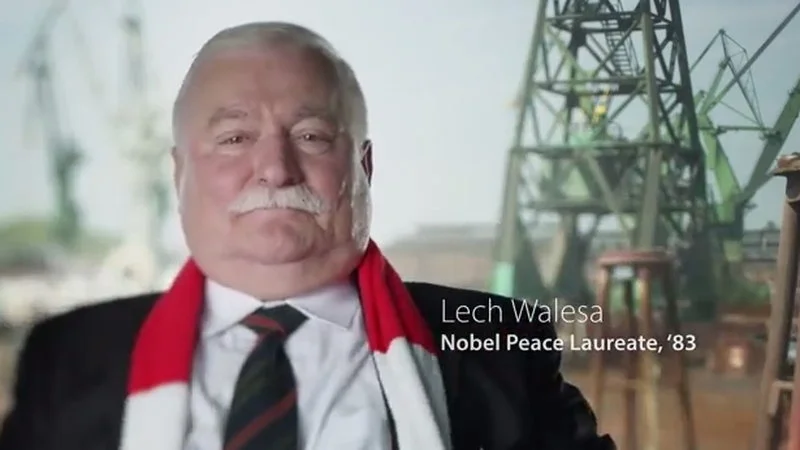 Kampania Visa z Lechem Wałęsą