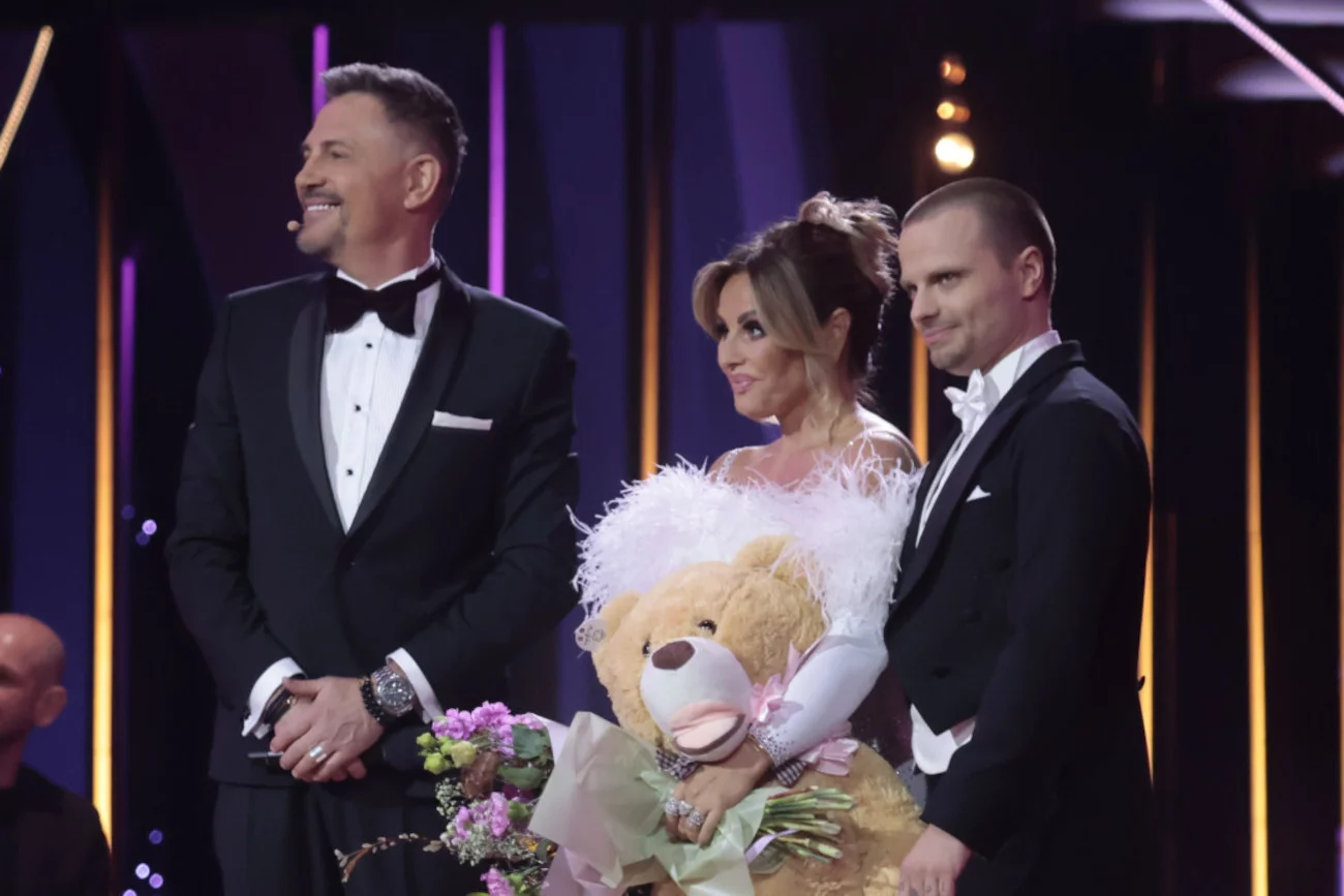 Marcin Hakiel i Dagmara Kaźmierska w pierwszym odcinku "Tańca z gwiazdami".