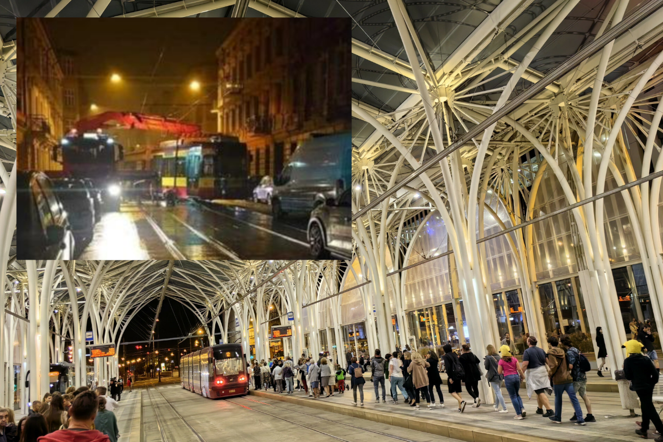 Chcieli pochwalić się nowiutkim tramwajem, a ten...podczas jazdy wypadł z szyn