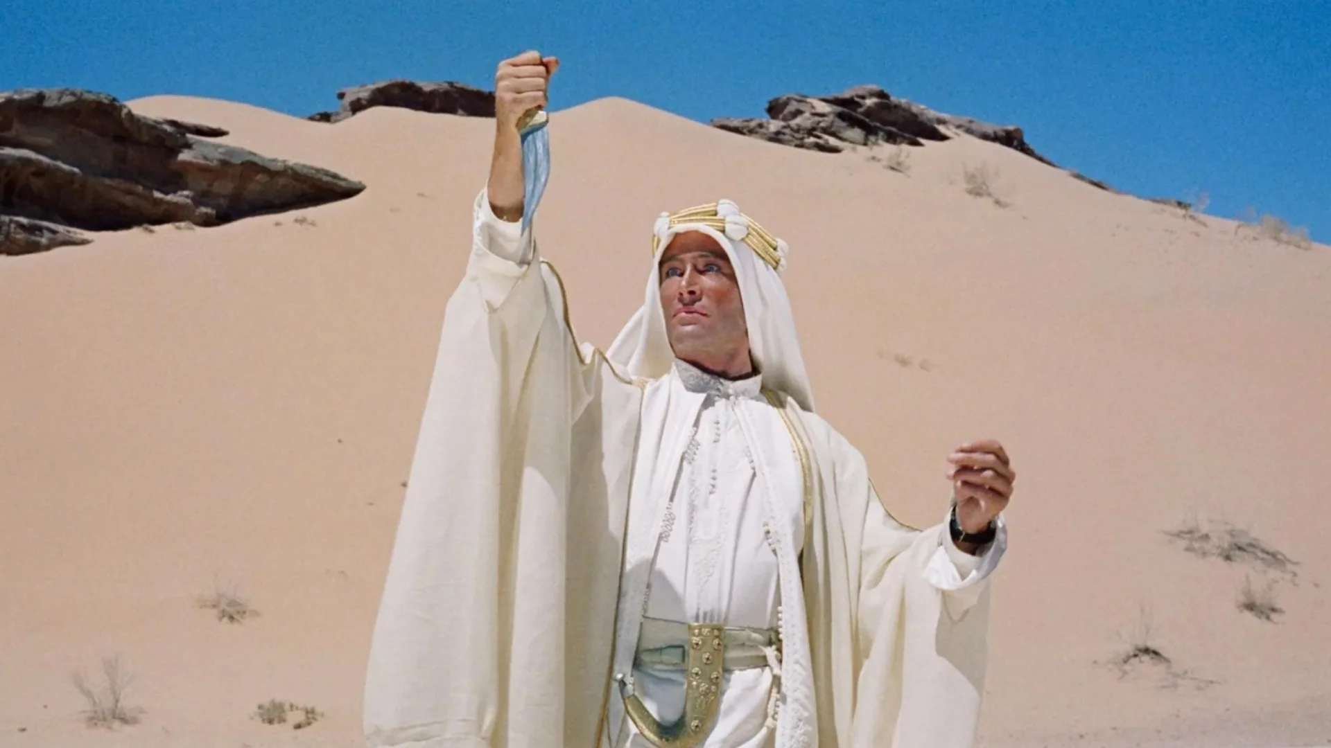 Peter O’Toole w filmie "Lawrence z Arabii"