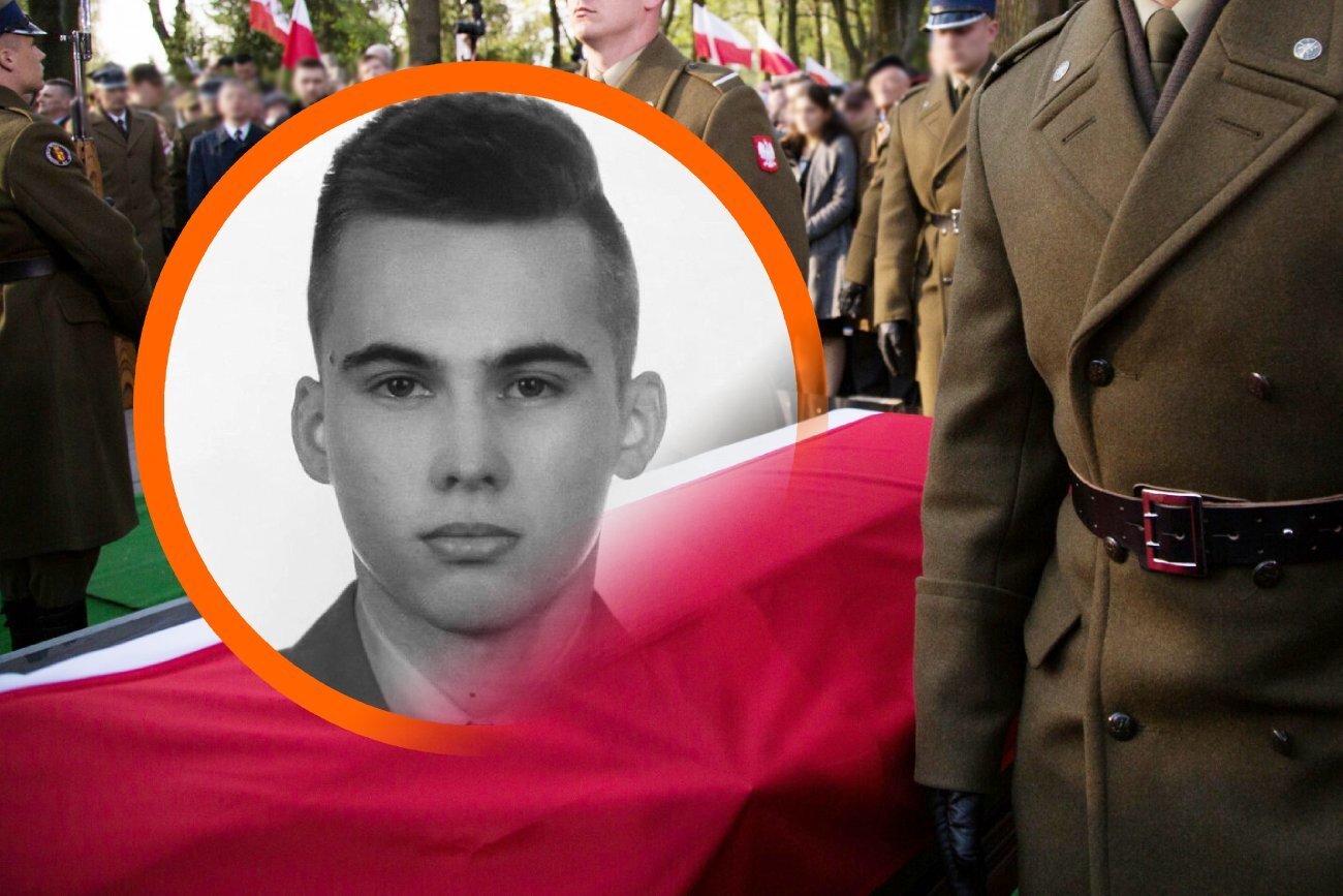 Pogrzeb Mateusza Sitka. Tak żegnają 21-letniego żołnierza.