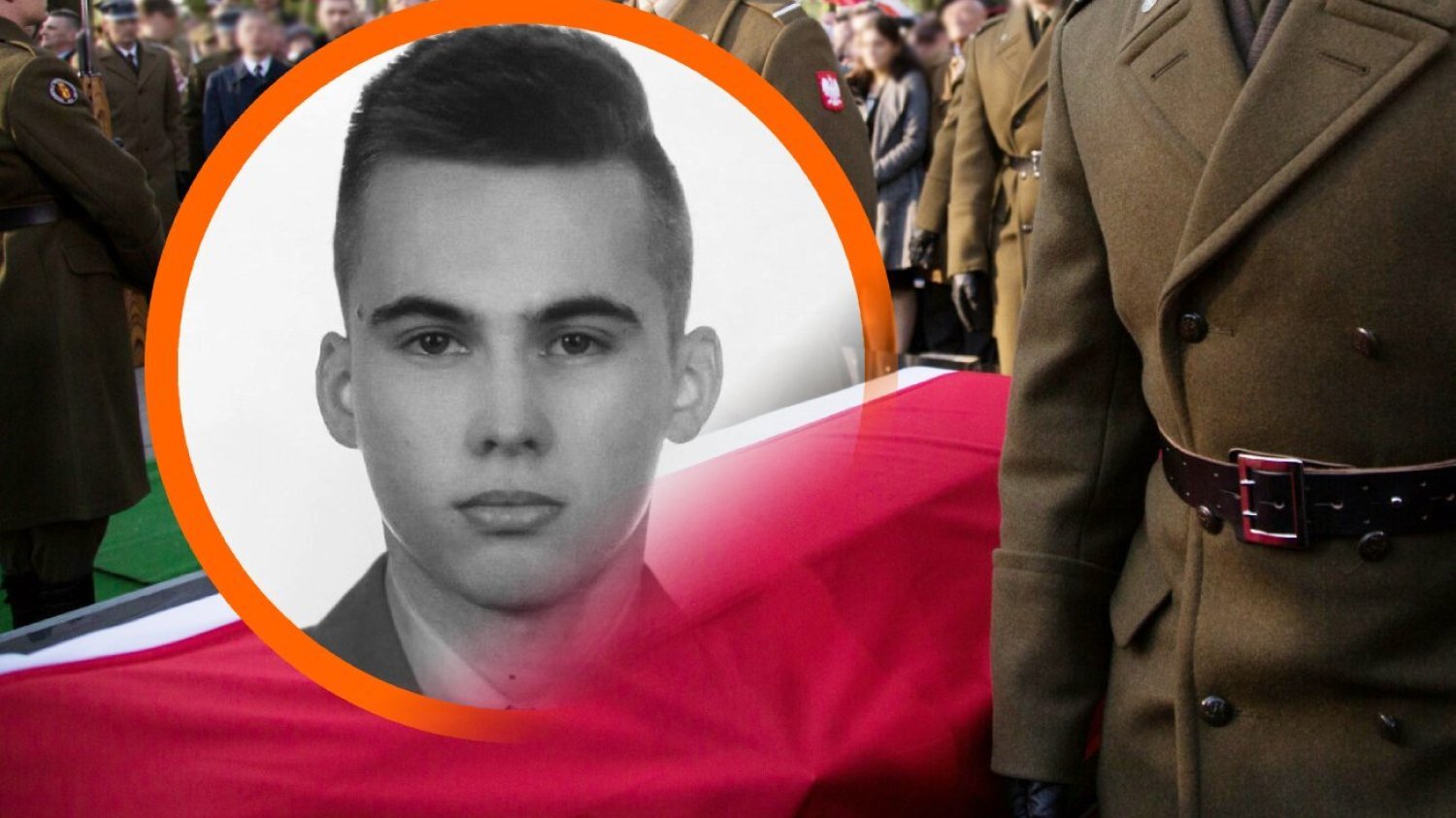 Pogrzeb Mateusza Sitka. Tak żegnają 21-letniego żołnierza.