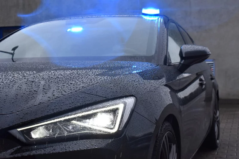 Nowy radiowóz w Kępnie. Internauci twierdzą, że rejestracja prowokuje