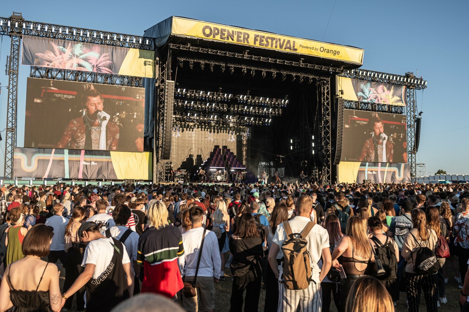 Kadr z Open'er Festival.